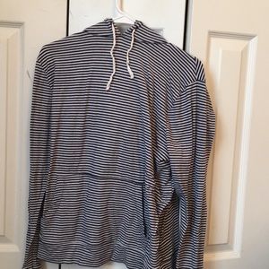 Striped lightweight sweatshirt